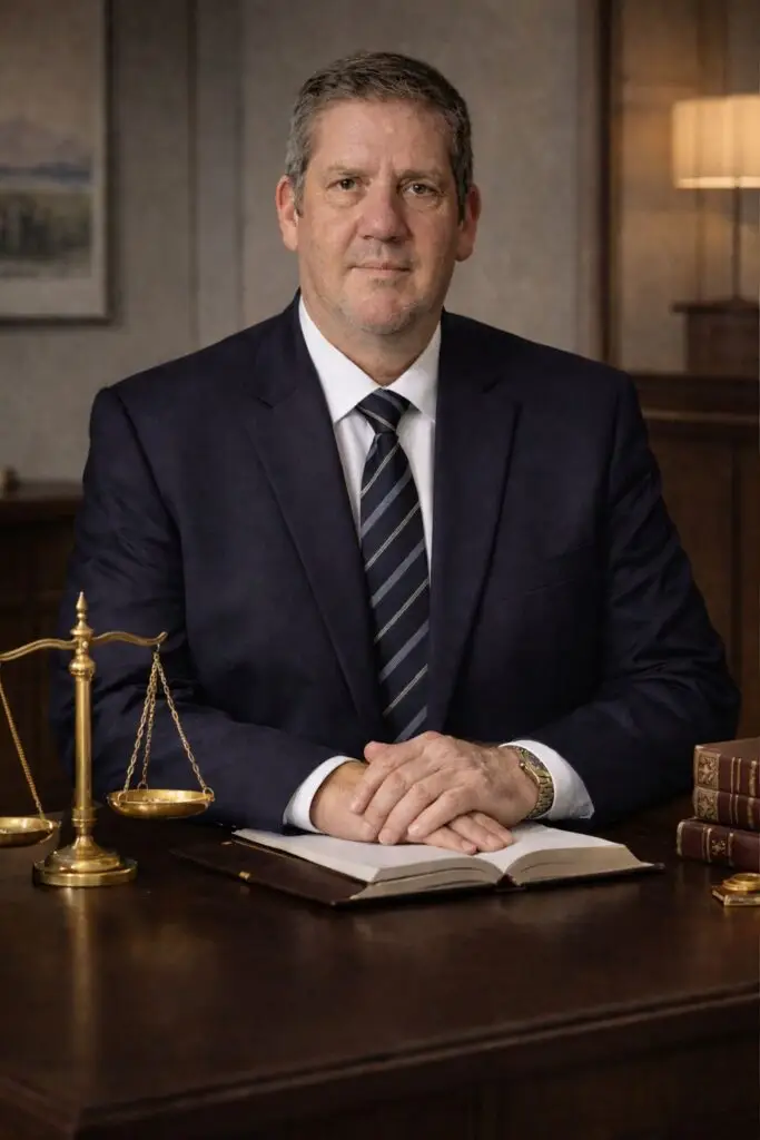 Paulo Daré em escritório de assessoria sucessória